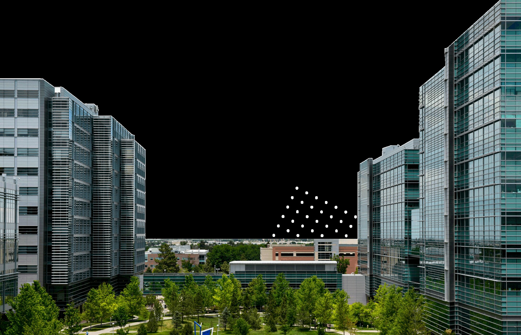 Research buildings at the University of Colorado Anschutz Medical Campus